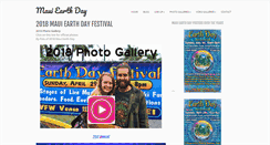Desktop Screenshot of mauiearthday.org